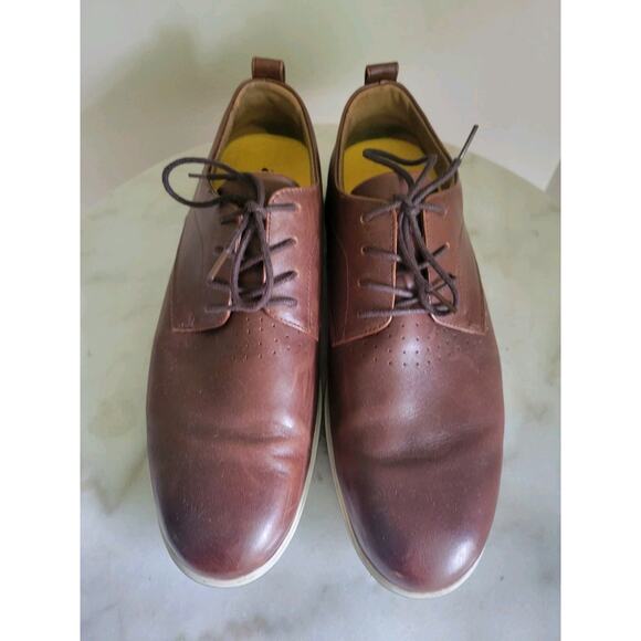 Amberjack The Original Brown Dress Shoe Leather Comfort Size 9.5 main image 8